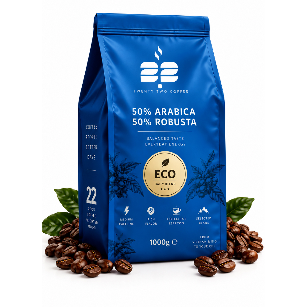  قهوه 50% عربیکا 50% روبوستا (ECO) 1000 گرم 