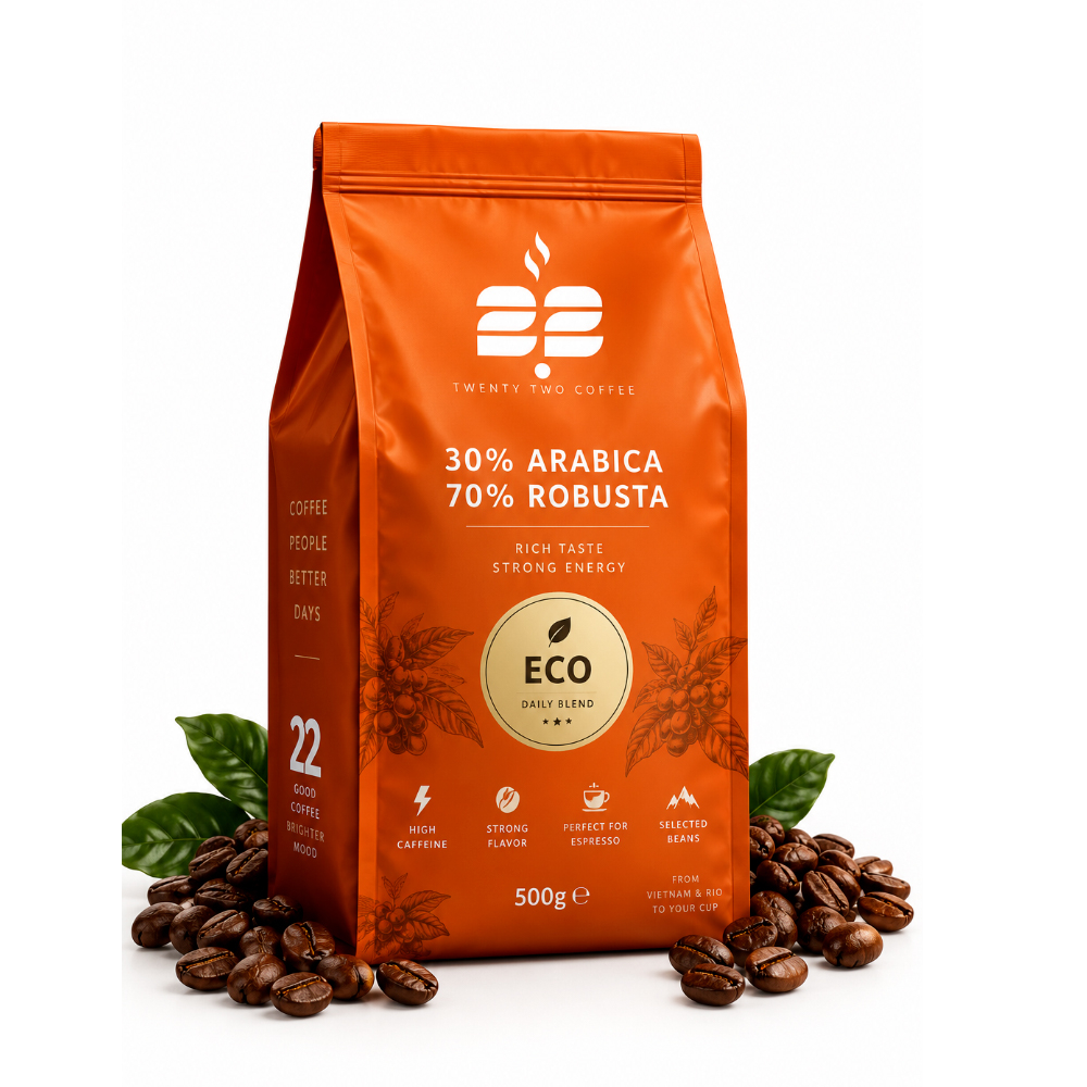  قهوه 30% عربیکا 70% روبوستا (ECO) 500 گرم 
