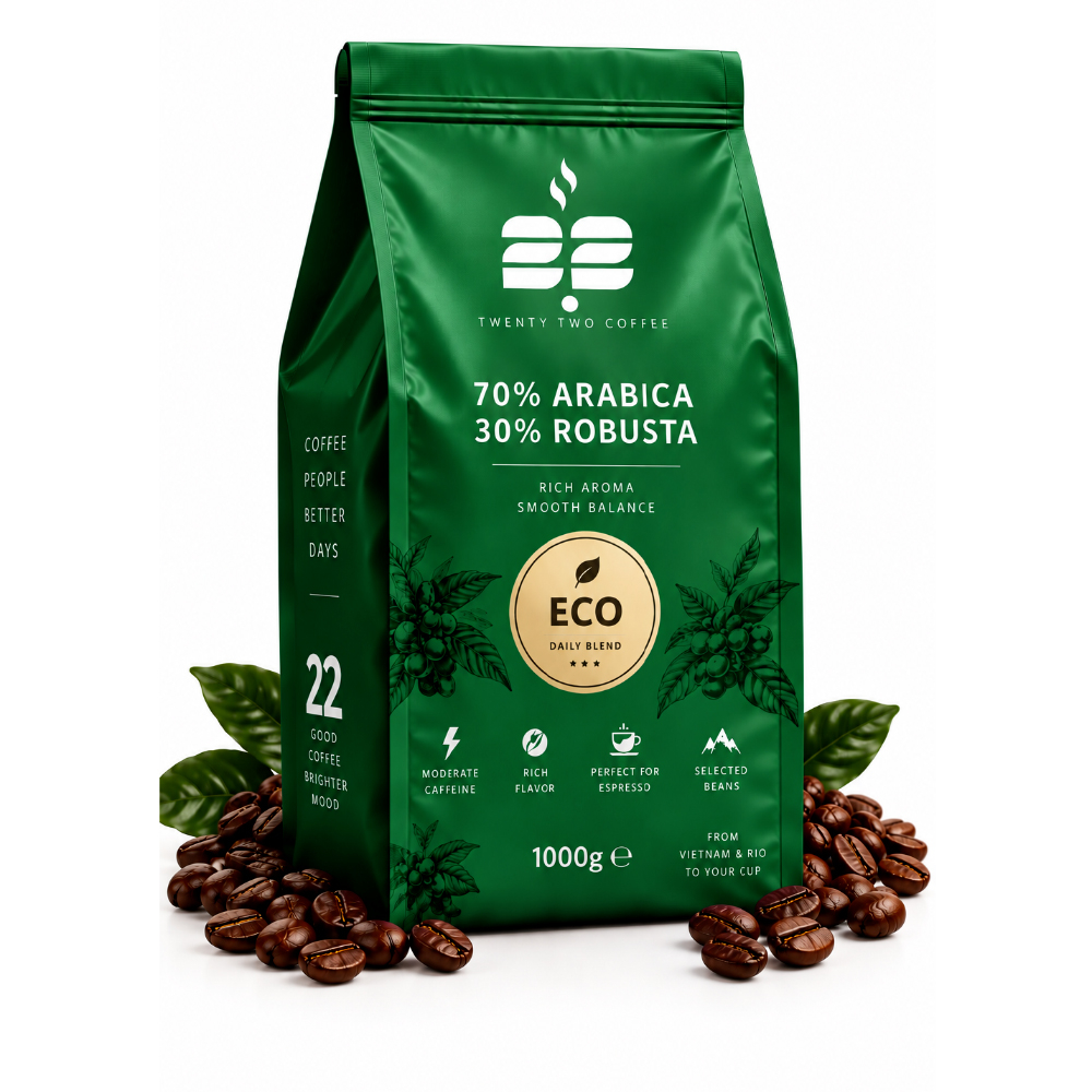  قهوه 70% عربیکا 30% روبوستا (ECO) 1000 گرم 