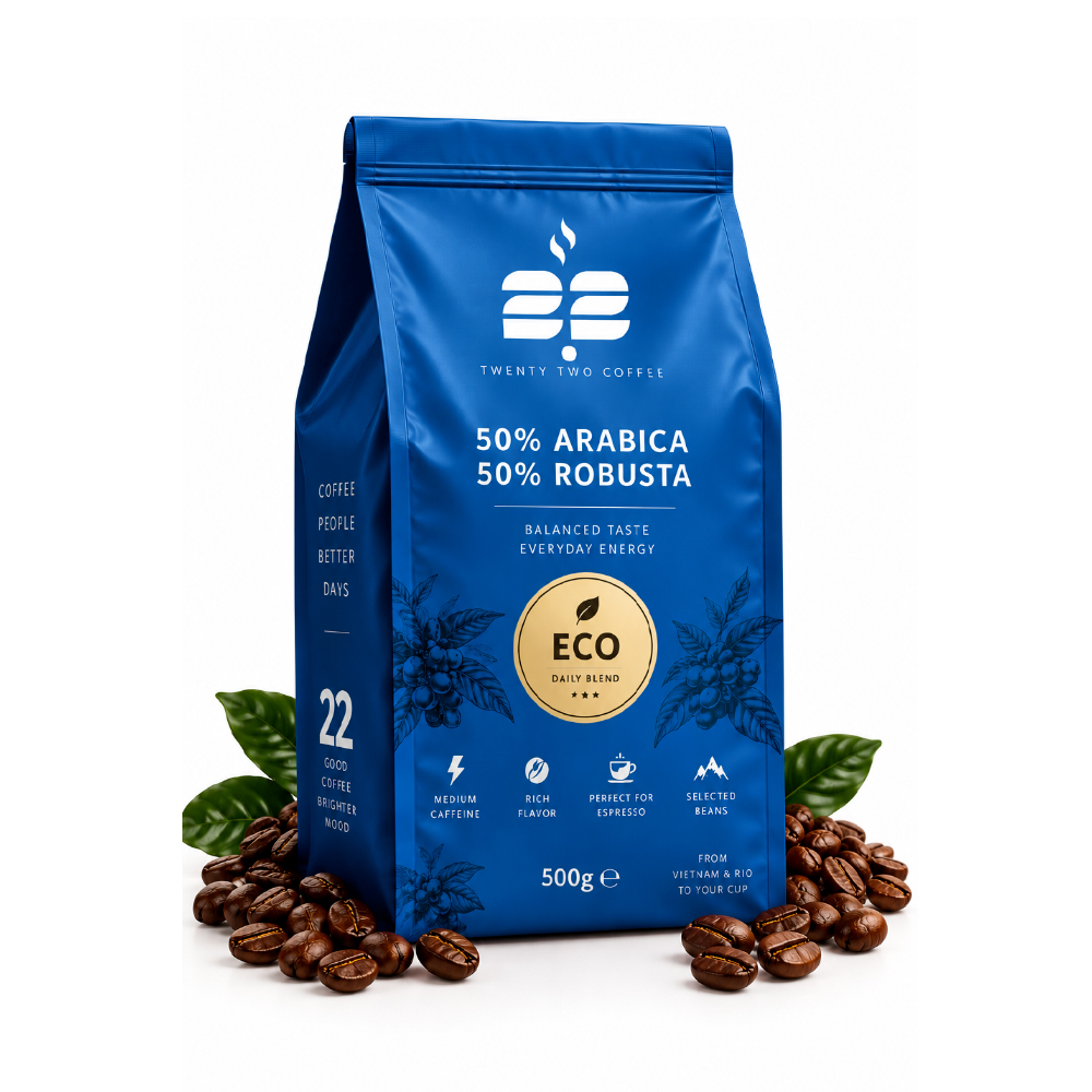  قهوه 50% عربیکا 50% روبوستا (ECO) 500 گرم 