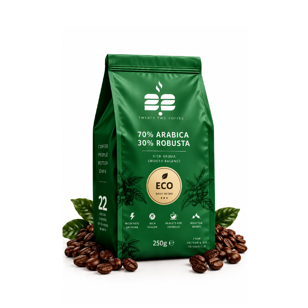  قهوه 70% عربیکا 30% روبوستا (ECO) 250 گرم 