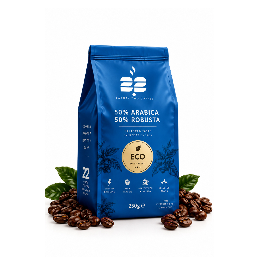  قهوه 50% عربیکا 50% روبوستا (ECO) 250 گرم 