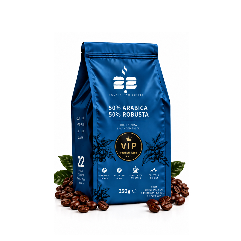  قهوه 50% عربیکا 50% روبوستا (VIP) 250 گرم 